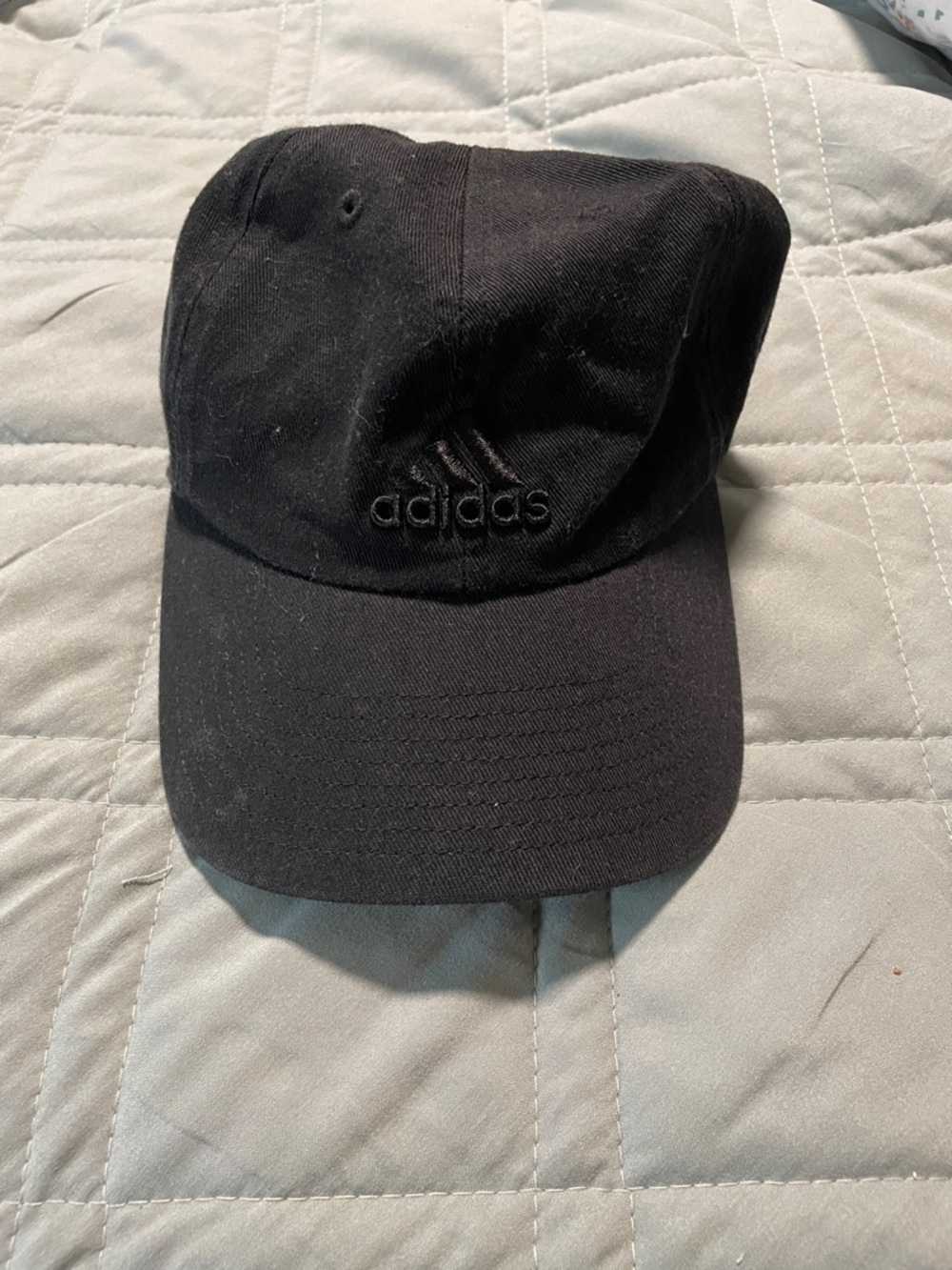 adidas Black Embroidered Logo Cap